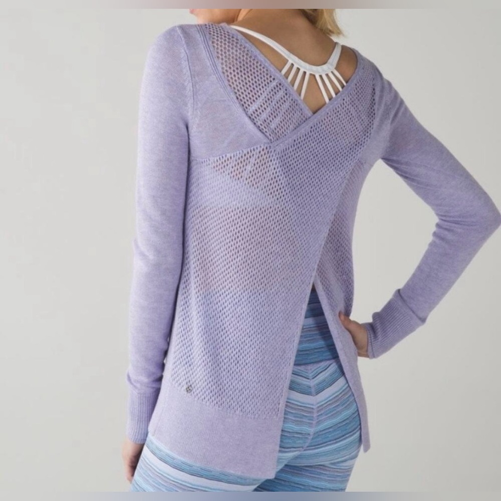 Lululemon Sunset Savasana II Open Back Sweater